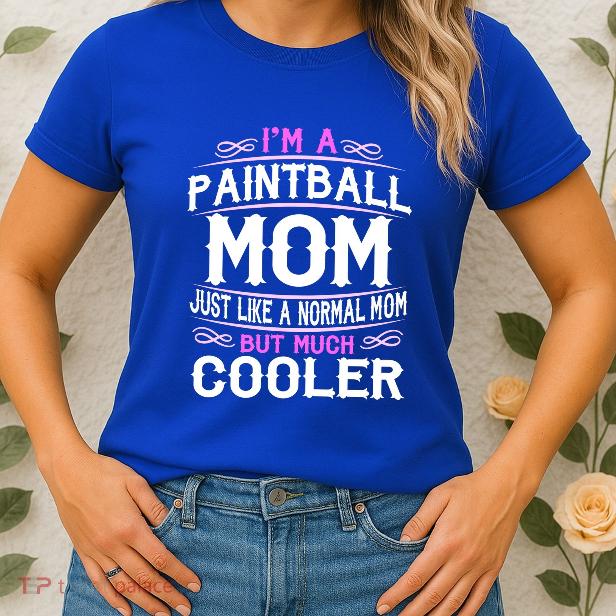 Wo Paintball Mom Cute Sporting Mom Gift Great Gift Women's T-Shirt