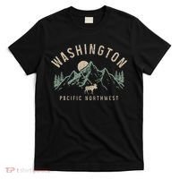 Washington Pnw Moose Pacific Northwest Souvenir Pride T-Shirt thumb 0