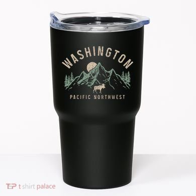 Washington Pnw Moose Pacific Northwest Souvenir Pride Tumbler