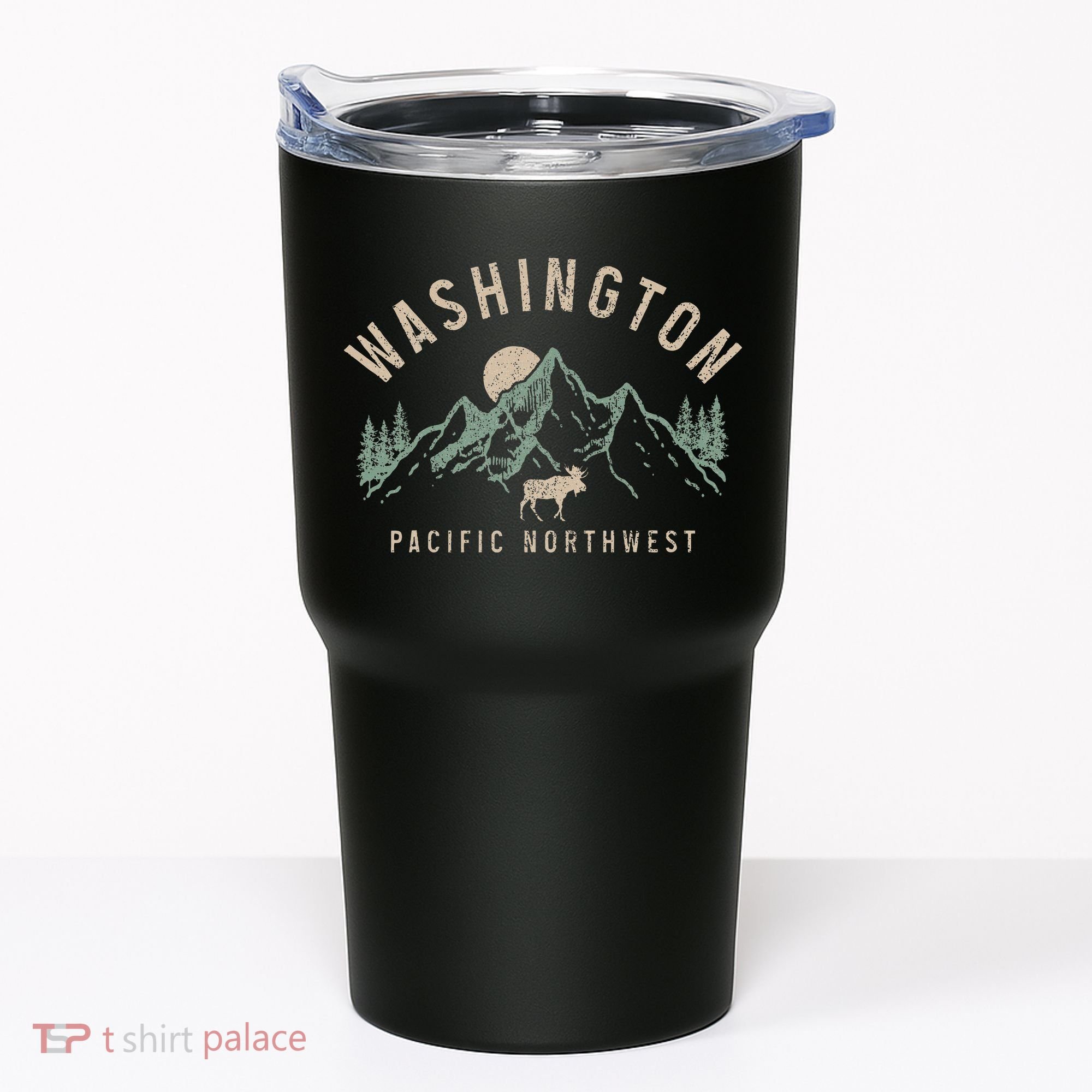 Washington Pnw Moose Pacific Northwest Souvenir Pride Tumbler