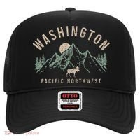 Washington Pnw Moose Pacific Northwest Souvenir Pride Hat thumb 0