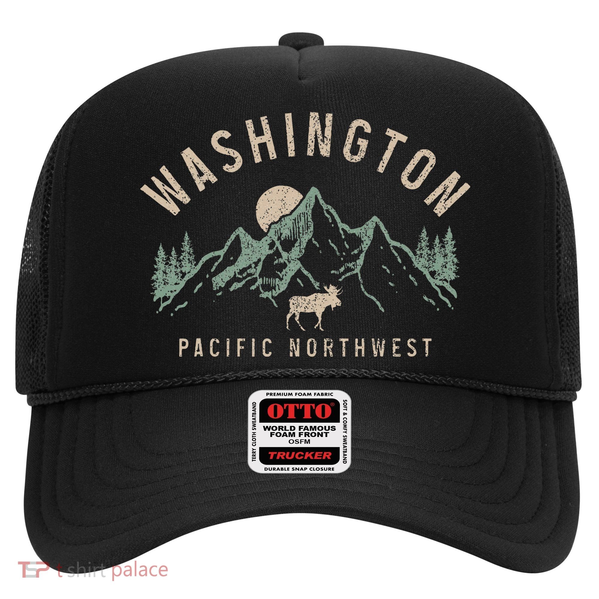 Washington Pnw Moose Pacific Northwest Souvenir Pride Hat