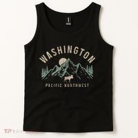 Washington Pnw Moose Pacific Northwest Souvenir Pride Tank Top thumb 2