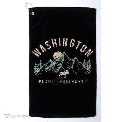 Washington Pnw Moose Pacific Northwest Souvenir Pride Golf Towel