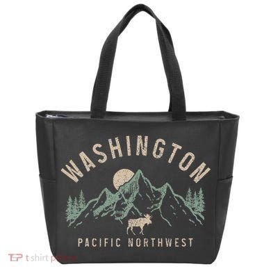 Washington Pnw Moose Pacific Northwest Souvenir Pride Tote Bag