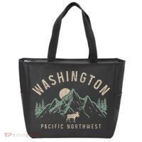 Washington Pnw Moose Pacific Northwest Souvenir Pride Tote Bag thumb 0