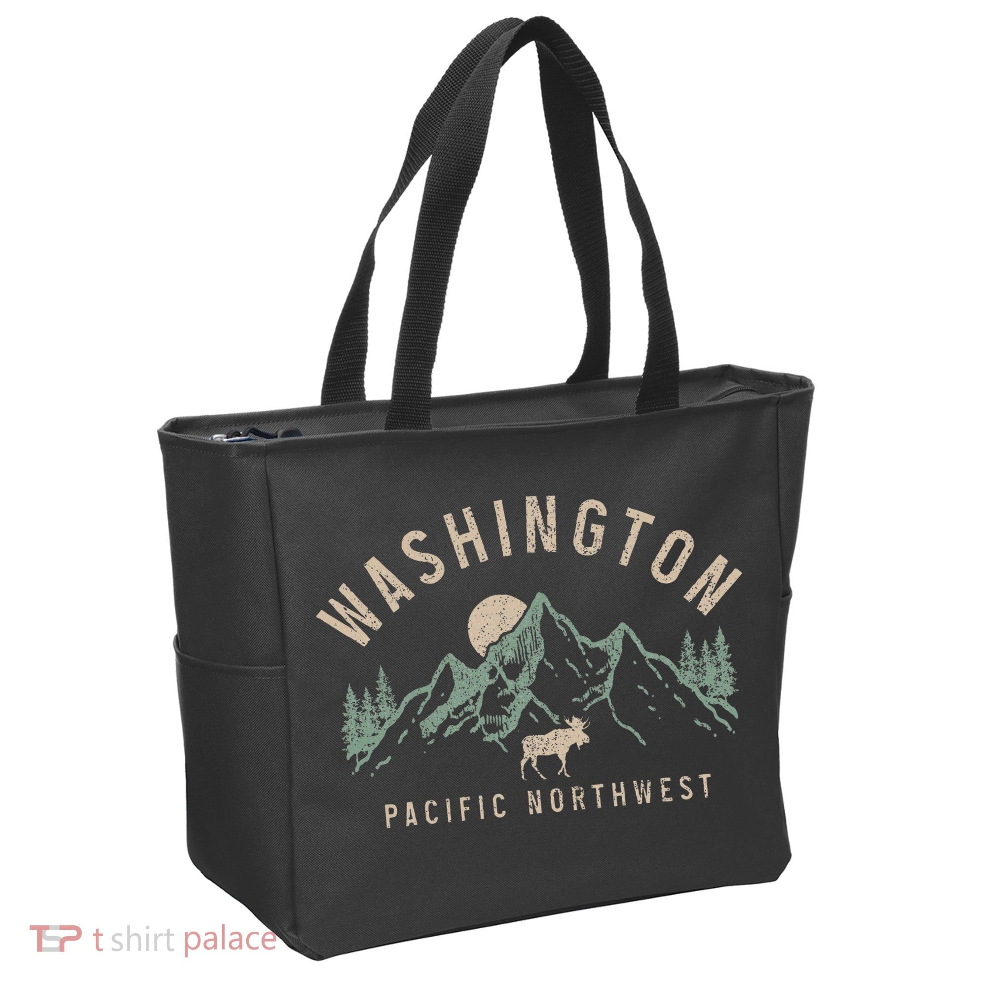 Washington Pnw Moose Pacific Northwest Souvenir Pride Tote Bag