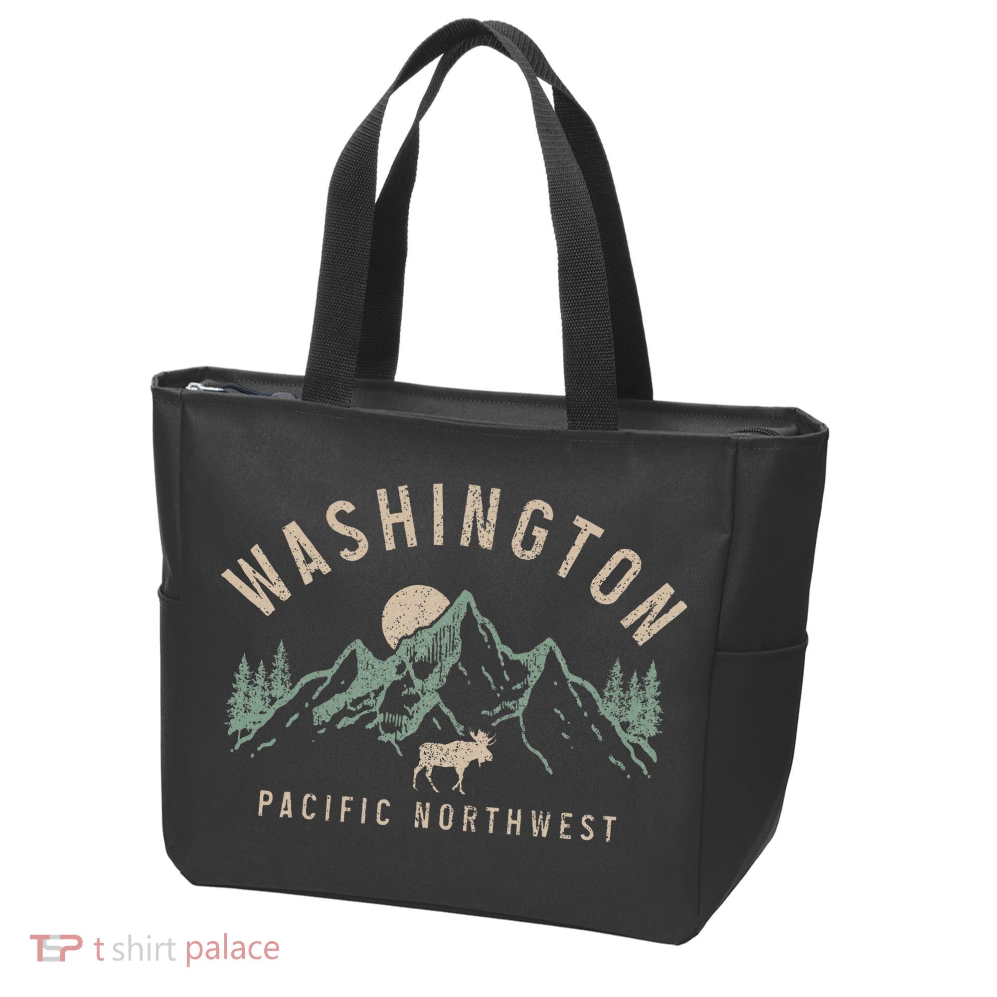 Washington Pnw Moose Pacific Northwest Souvenir Pride Tote Bag