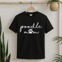 Womens Poodle Mom Dog Mama For Women T-Shirt thumb 2