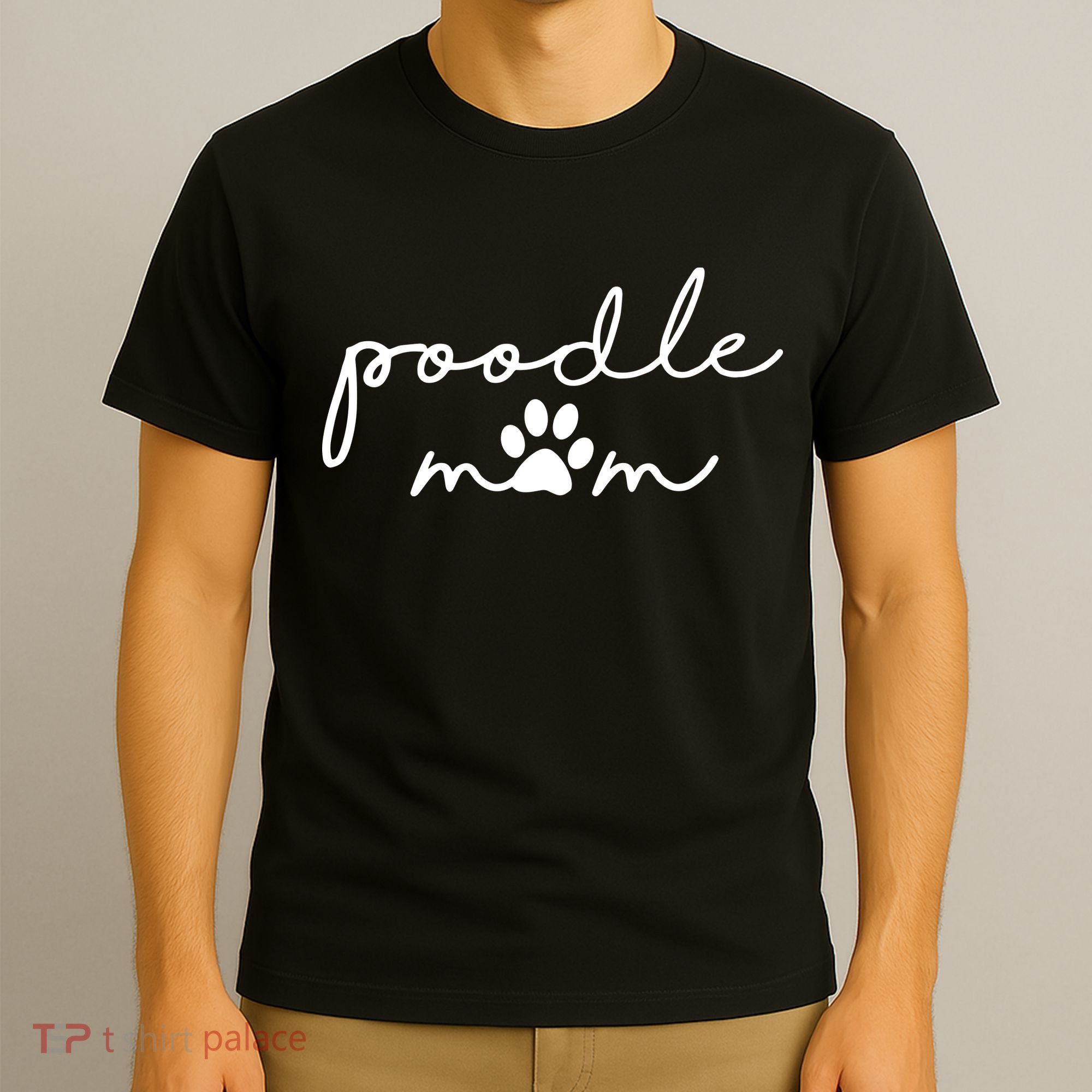 Womens Poodle Mom Dog Mama For Women T-Shirt