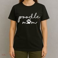Womens Poodle Mom Dog Mama For Women T-Shirt thumb 4