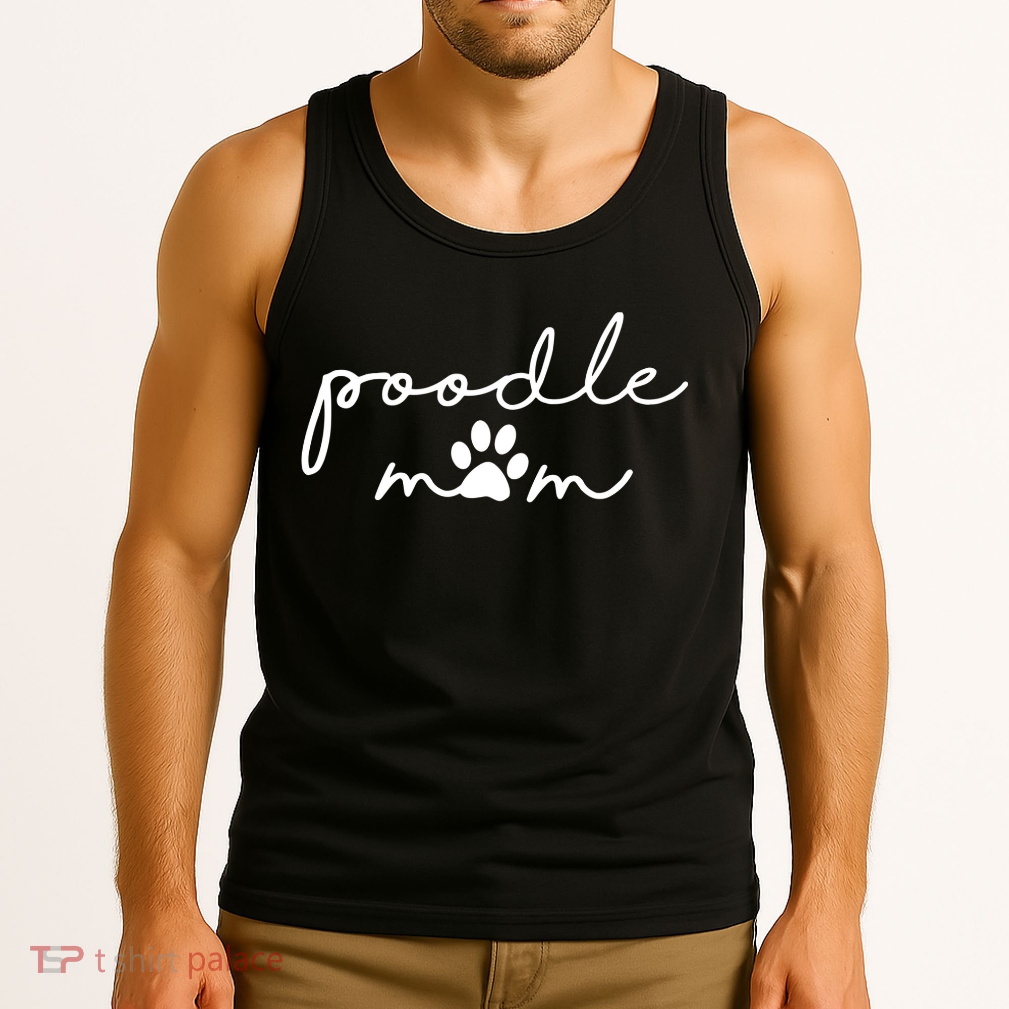 Womens Poodle Mom Dog Mama For Women Tank Top