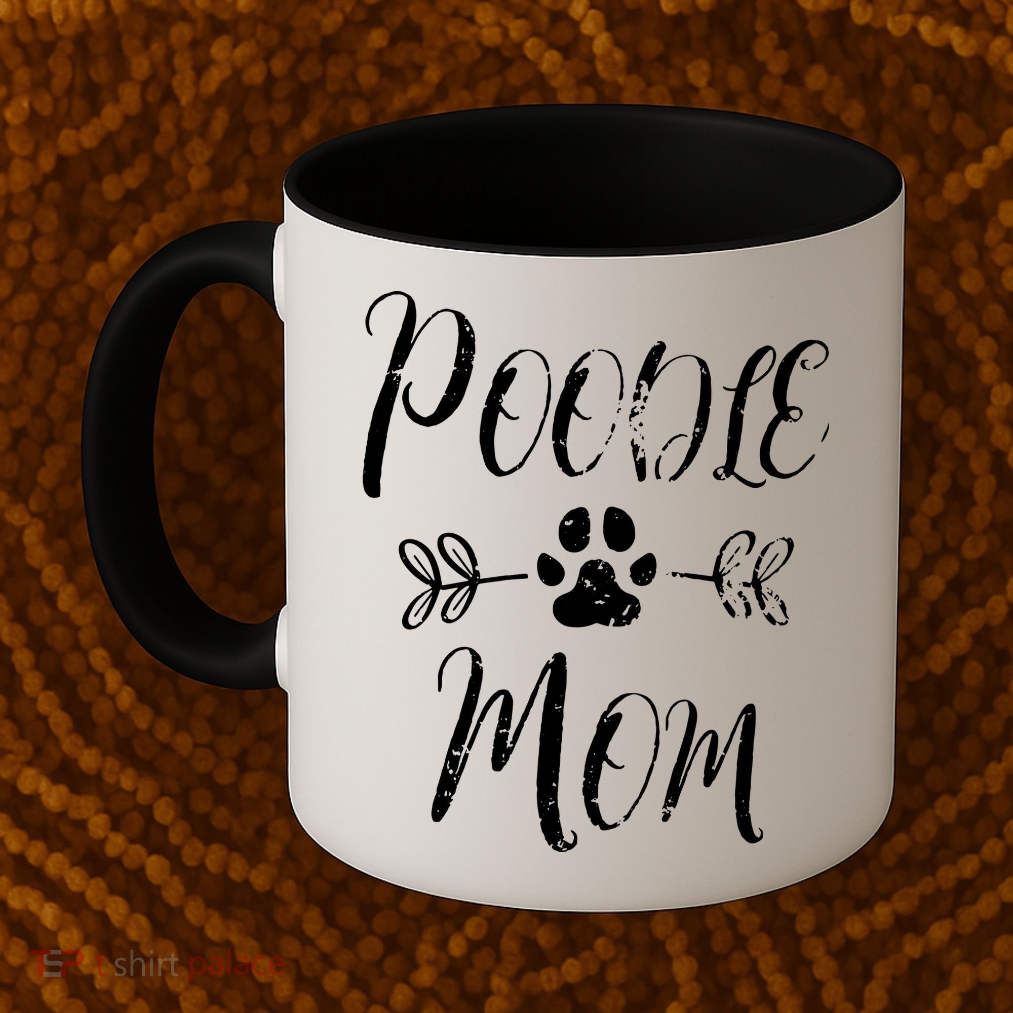 Womens Poodle Mom Poodle Lover Owner Funny Dog Mom Coffee Mug