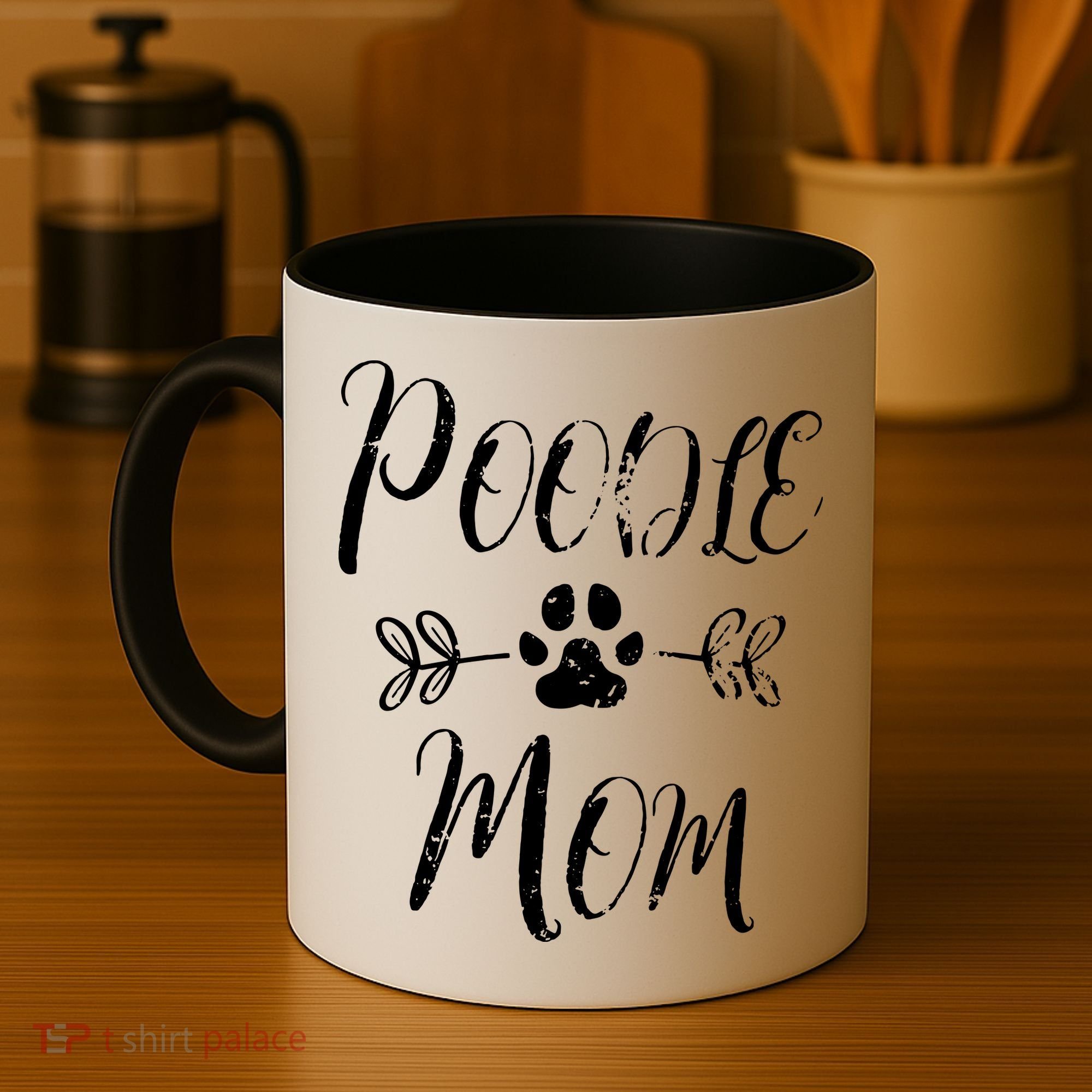 Womens Poodle Mom Poodle Lover Owner Funny Dog Mom Coffee Mug