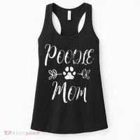 Womens Poodle Mom Poodle Lover Owner Funny Dog Mom Women's Tank Top thumb 0
