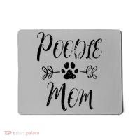 Womens Poodle Mom Poodle Lover Owner Funny Dog Mom Mousepad thumb 0