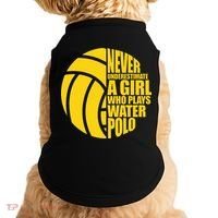 Water Polo Never Underestimate A Girl Who Plays Water Polo Doggie Tank thumb 0