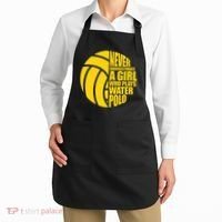 Water Polo Never Underestimate A Girl Who Plays Water Polo Apron thumb 2