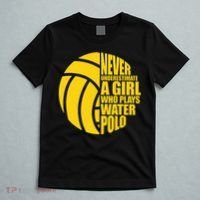 Water Polo Never Underestimate A Girl Who Plays Water Polo T-Shirt thumb 5