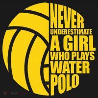 Water Polo Never Underestimate A Girl Who Plays Water Polo Women's Hoodie thumb 2