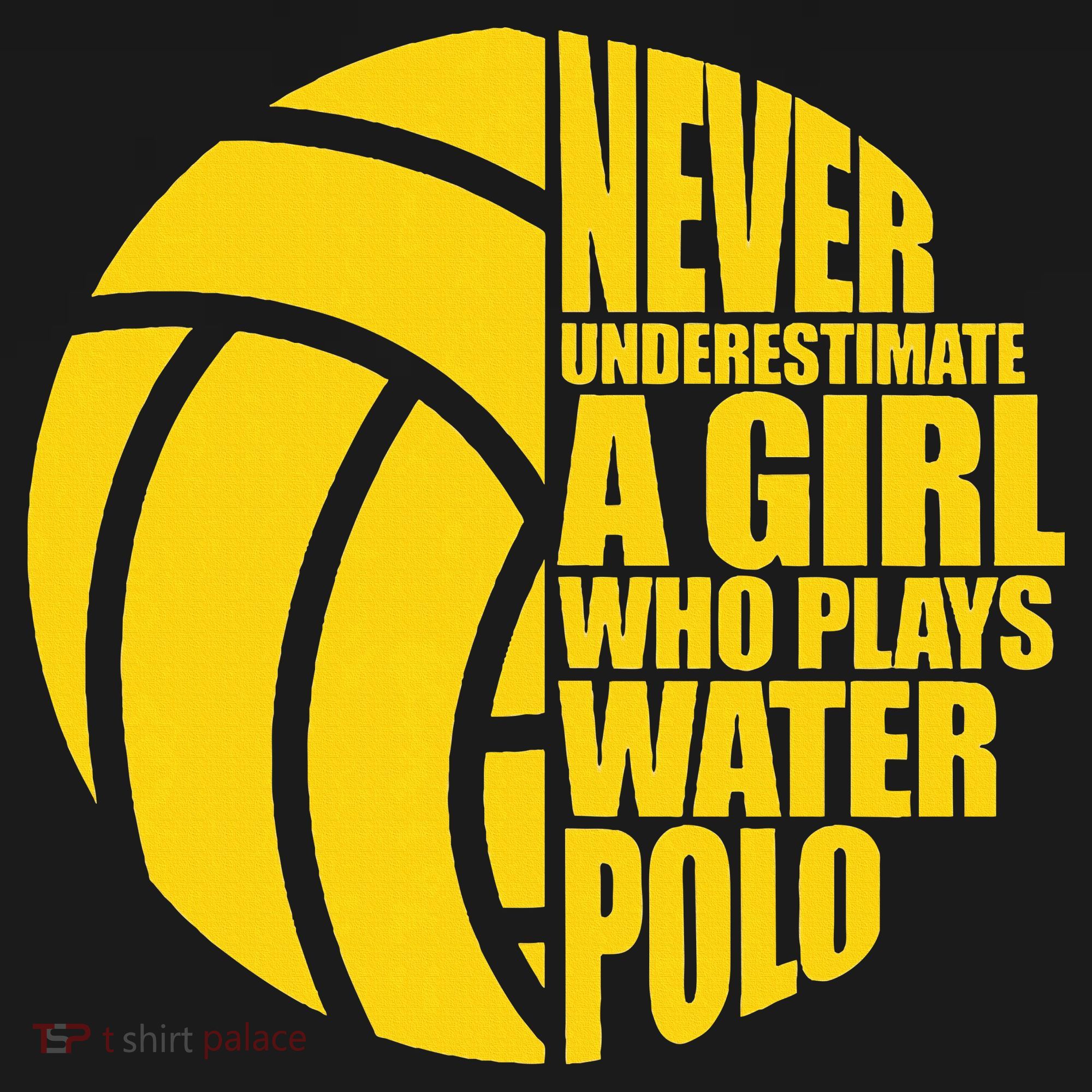 Water Polo Never Underestimate A Girl Who Plays Water Polo Kids Sweatshirt