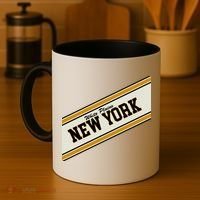 White Plains New York Varsity Logo Coffee Mug thumb 4