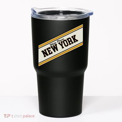 White Plains New York Varsity Logo Tumbler
