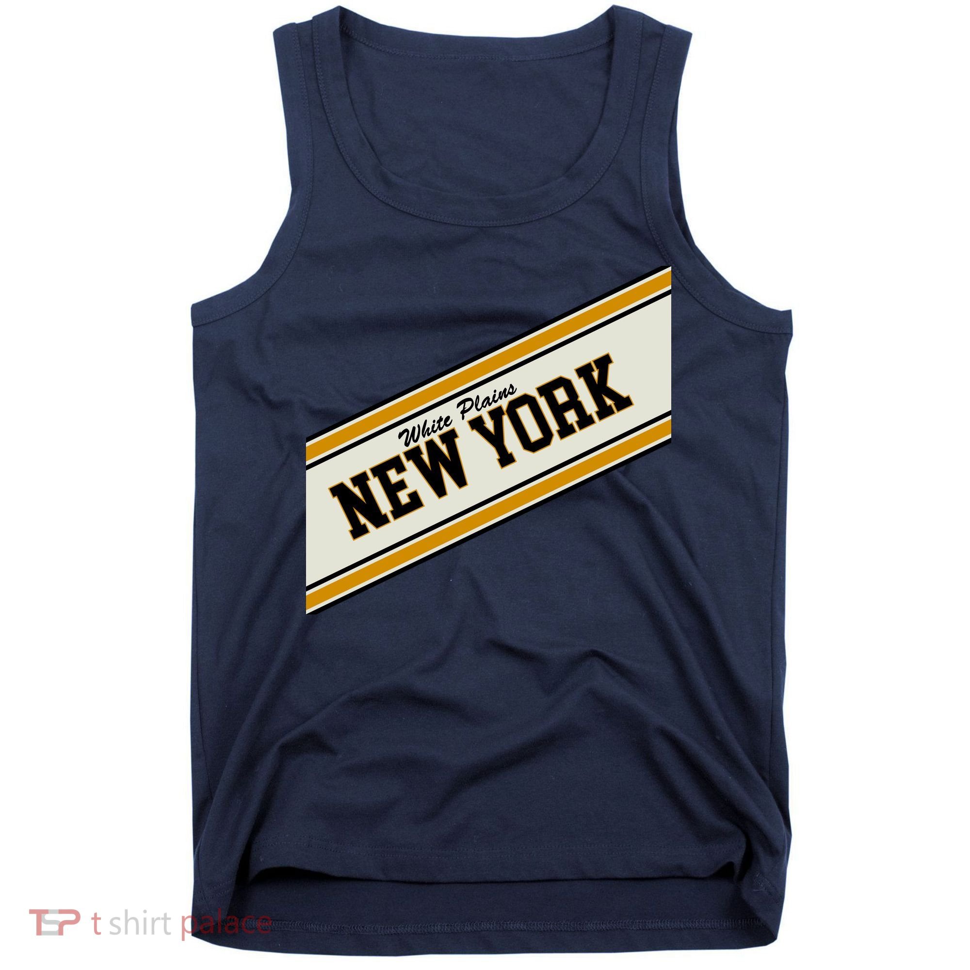 White Plains New York Varsity Logo Tank Top