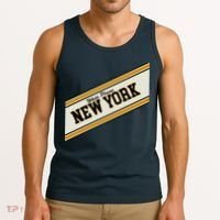White Plains New York Varsity Logo Tank Top thumb 3