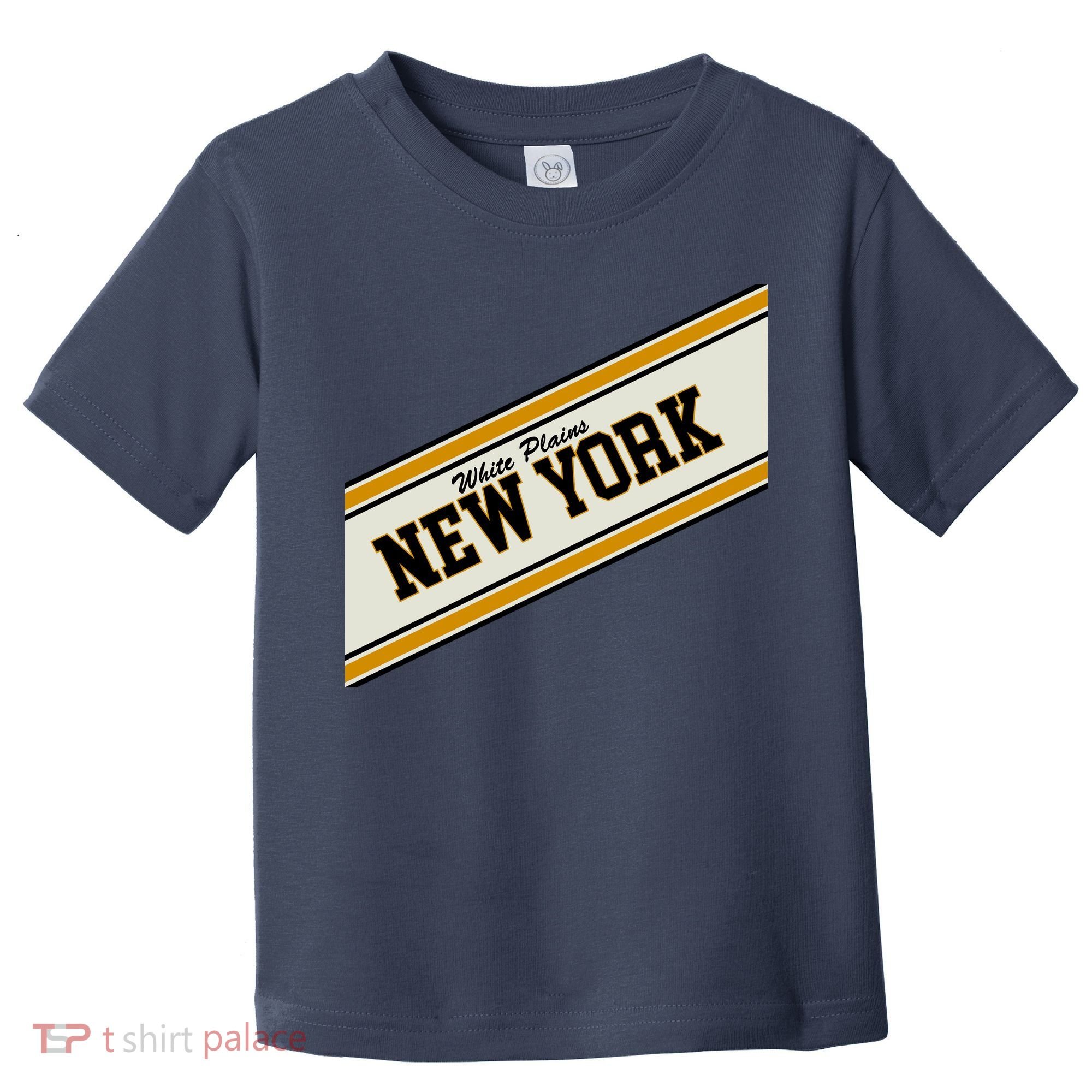 White Plains New York Varsity Logo Toddler T-Shirt