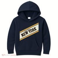 White Plains New York Varsity Logo Kids Hoodie thumb 0