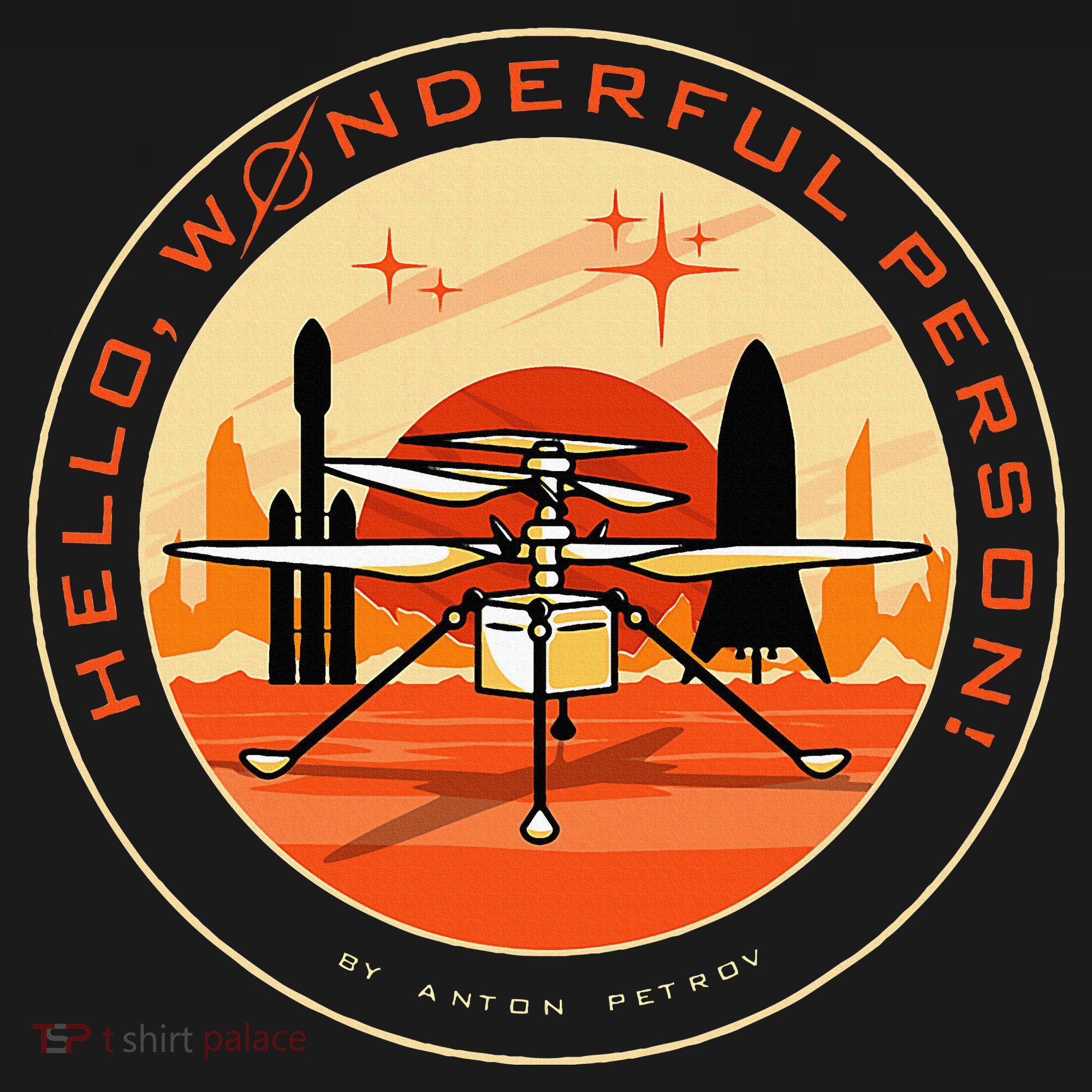 Wonderful Person On Mars Coaster