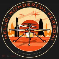 Wonderful Person On Mars Mousepad thumb 1