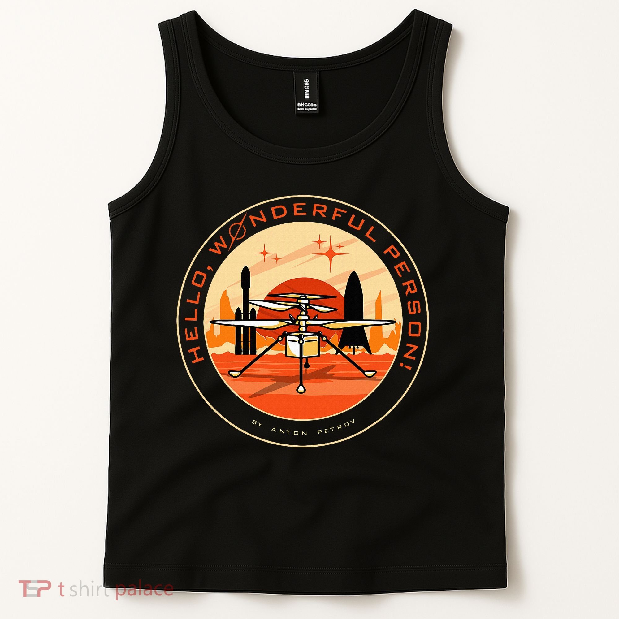 Wonderful Person On Mars Tank Top