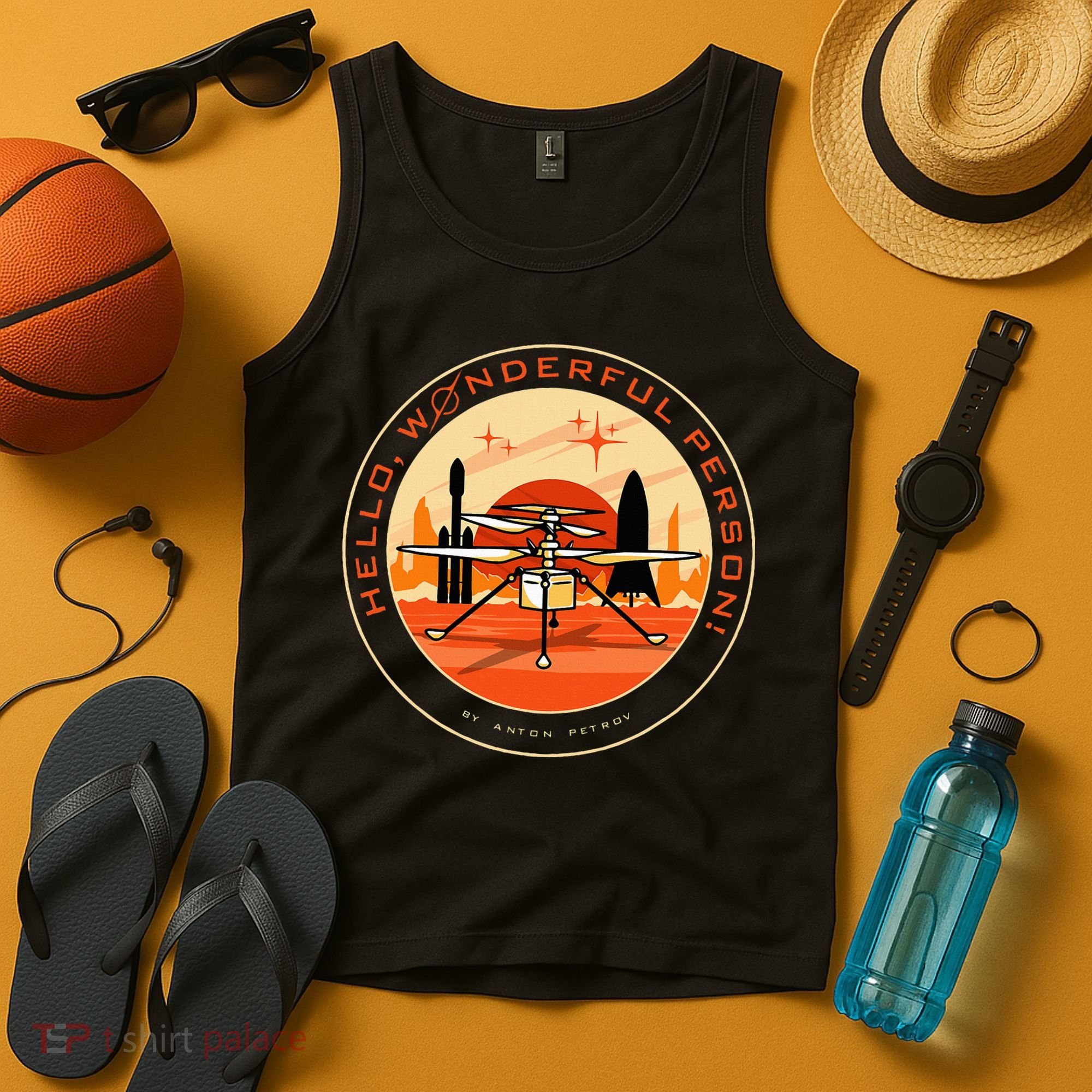 Wonderful Person On Mars Tank Top