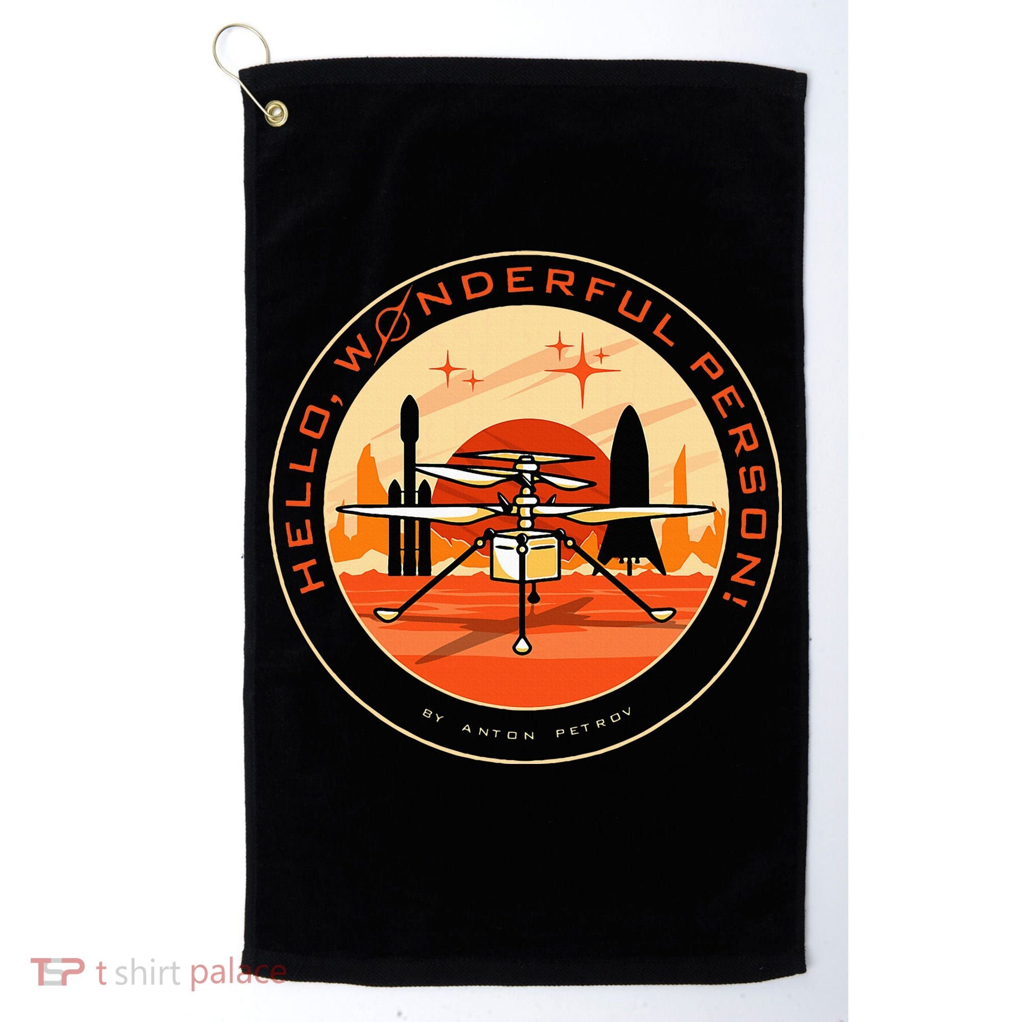 Wonderful Person On Mars Golf Towel