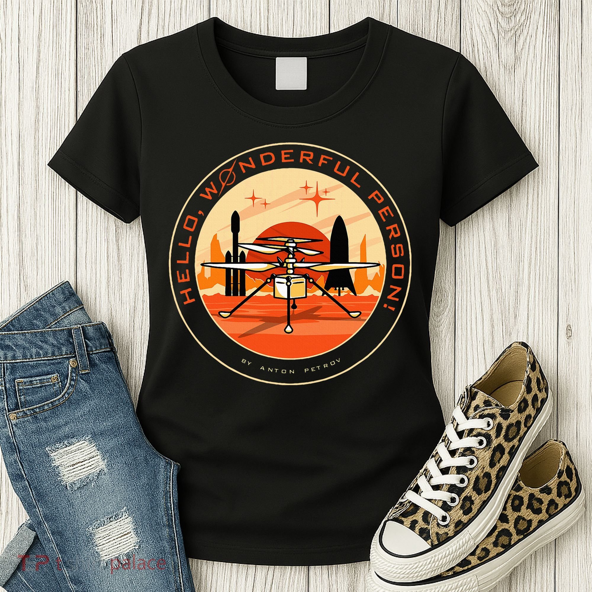 Wonderful Person On Mars Women's T-Shirt