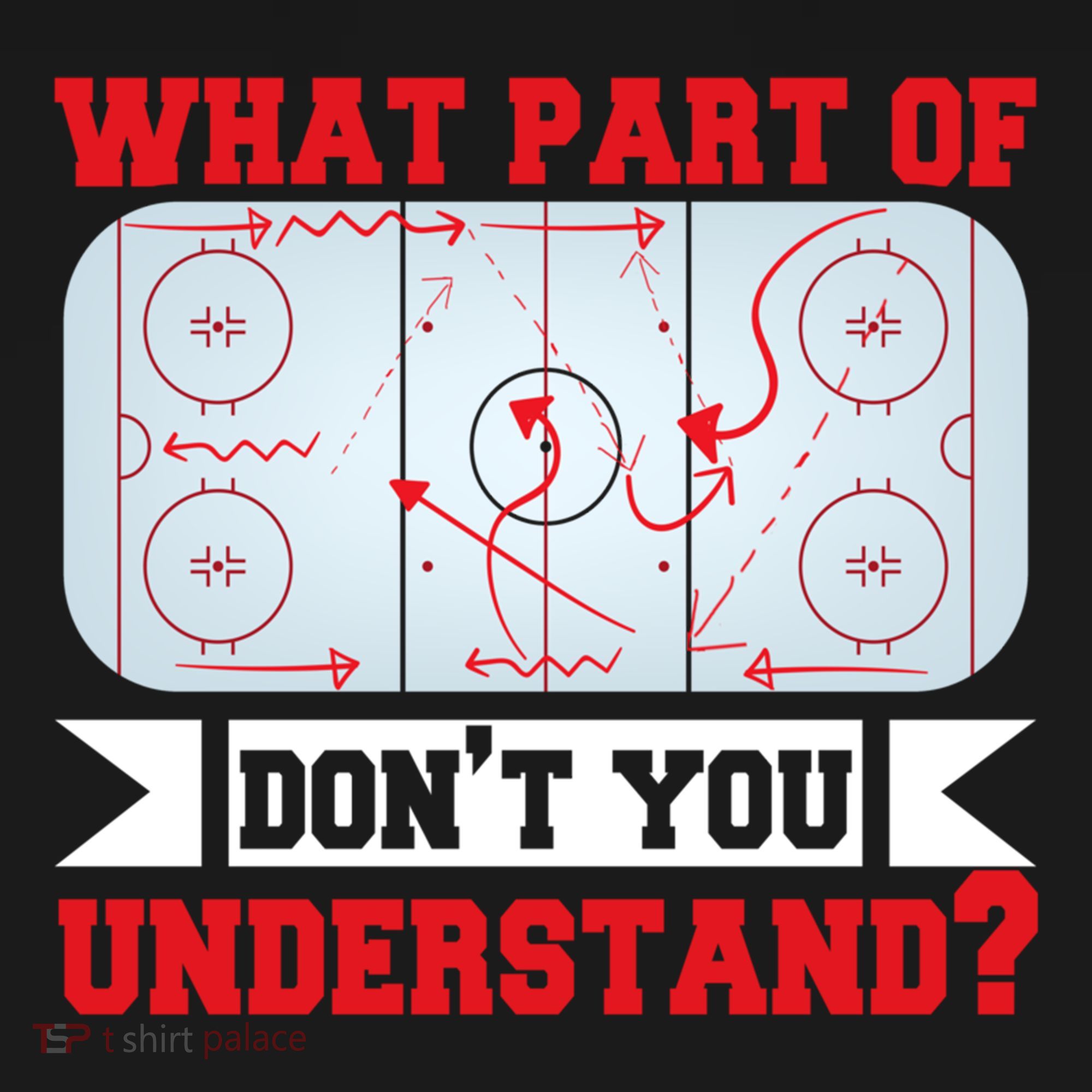 What Part Of This DonT You Understand? Funny Ice Hockey Gift Women's Hoodie