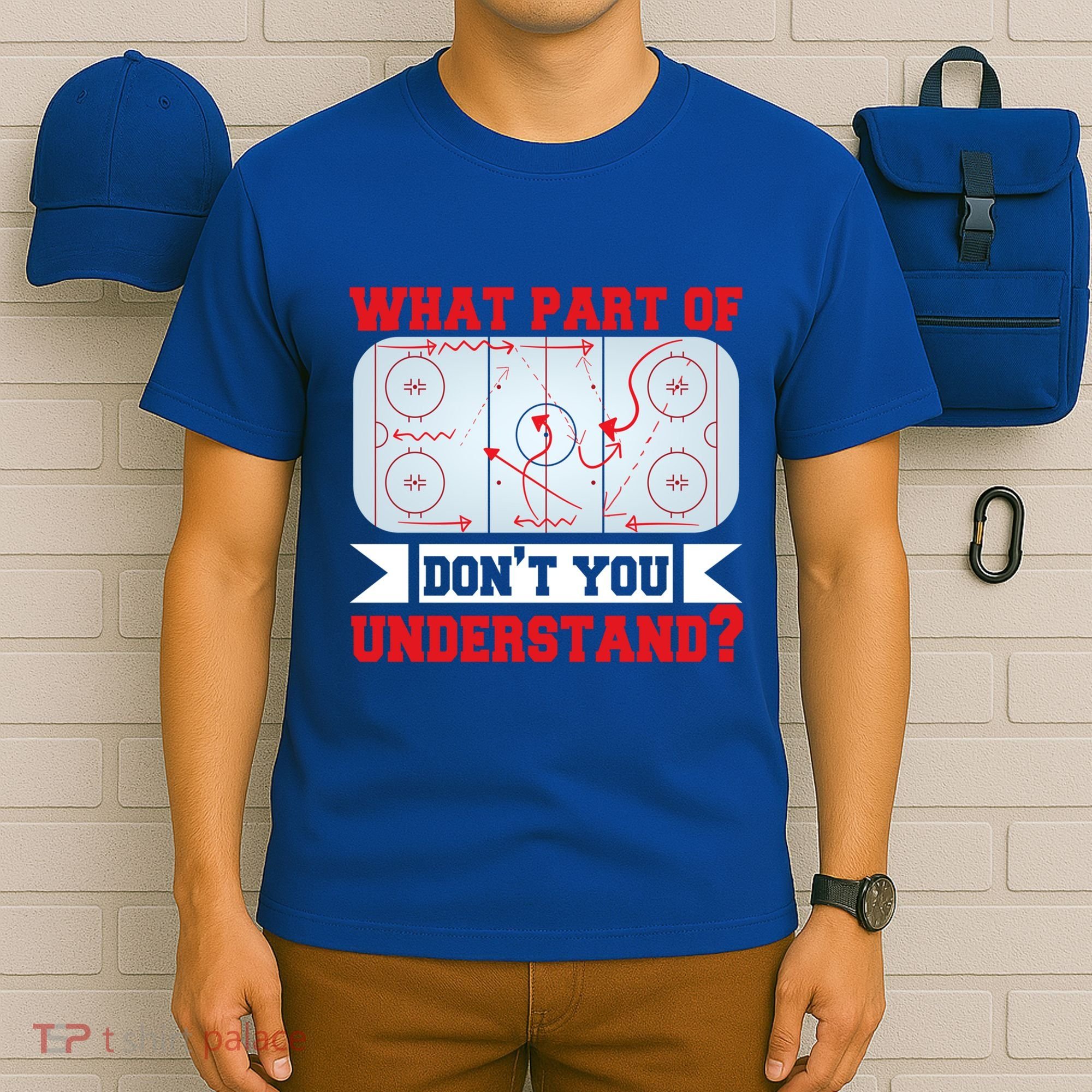 What Part Of This DonT You Understand? Funny Ice Hockey Gift T-Shirt