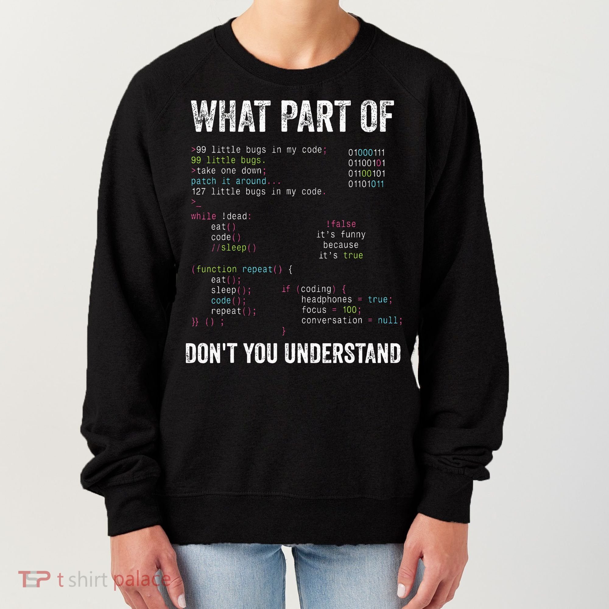 What Part Of Dont You Understand Computer Science Lovers Women's Sweatshirt