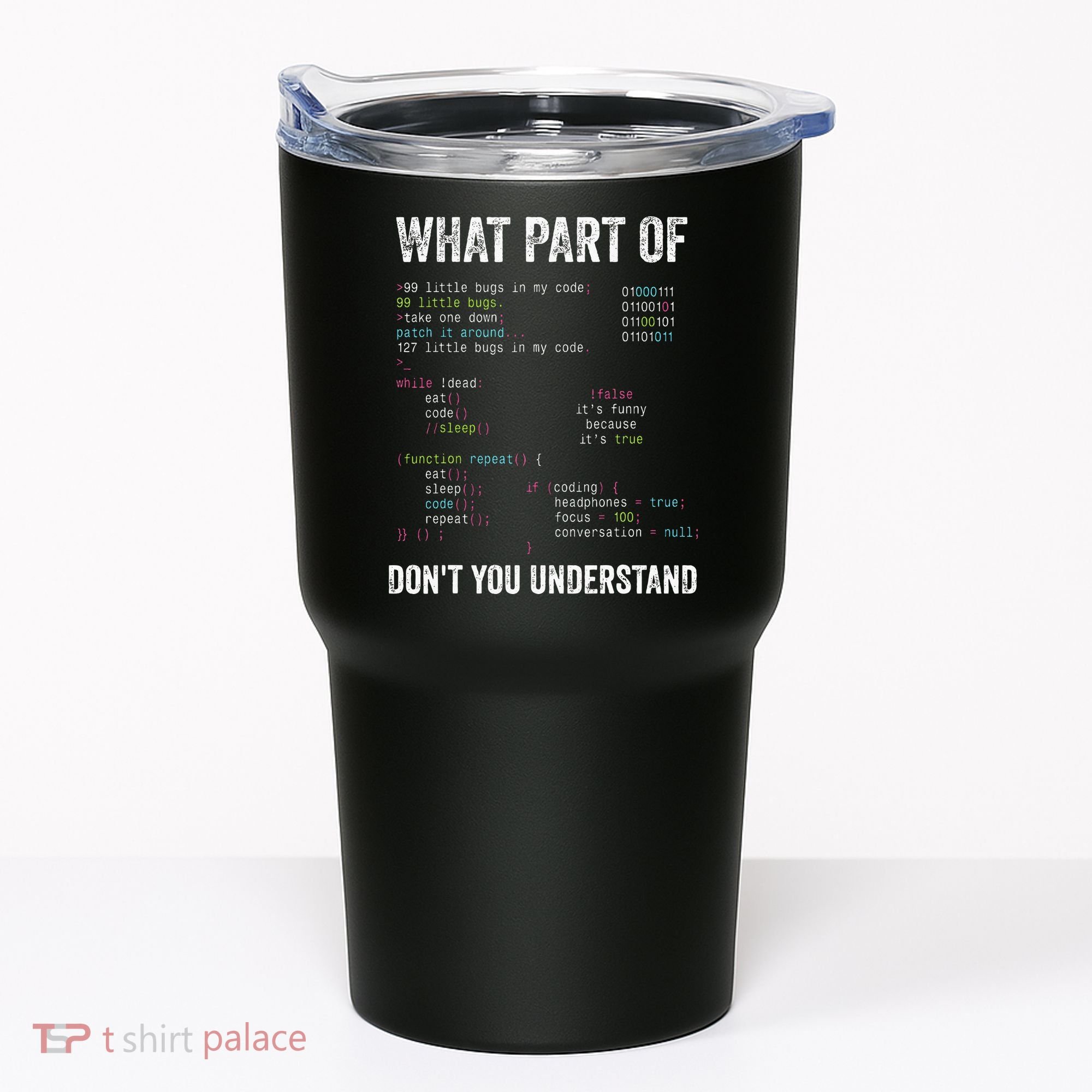 What Part Of Dont You Understand Computer Science Lovers Tumbler