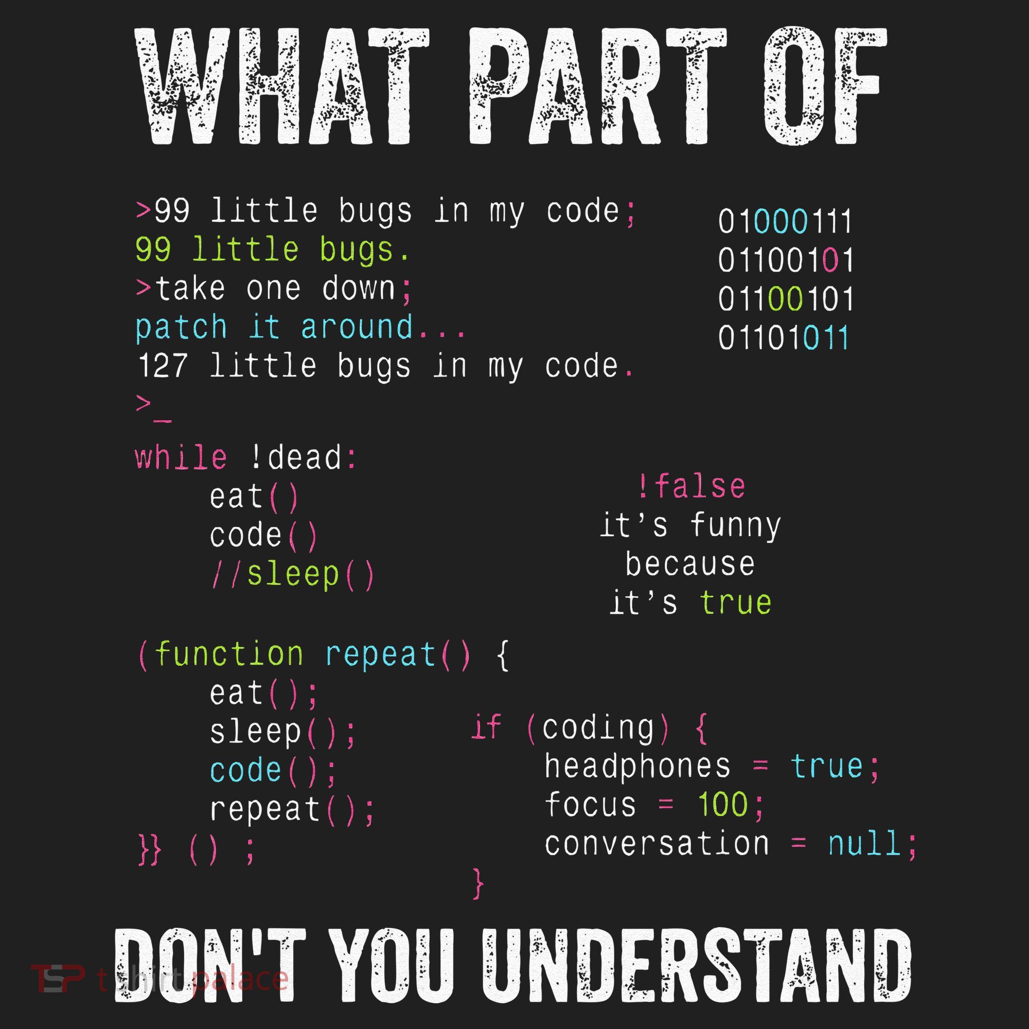 What Part Of Dont You Understand Computer Science Lovers Tumbler