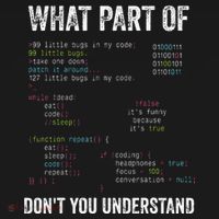 What Part Of Dont You Understand Computer Science Lovers Mousepad thumb 1