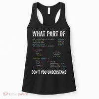 What Part Of Dont You Understand Computer Science Lovers Women's Tank Top thumb 0