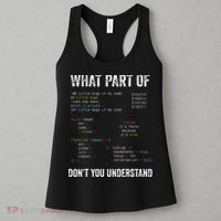 What Part Of Dont You Understand Computer Science Lovers Women's Tank Top thumb 3
