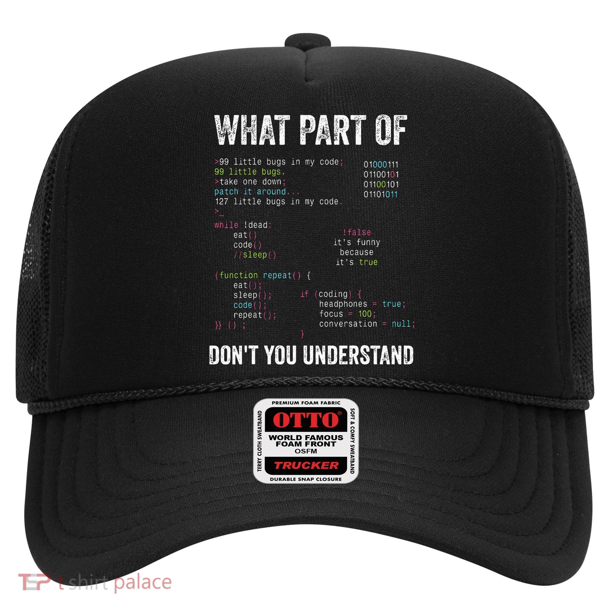What Part Of Dont You Understand Computer Science Lovers Hat