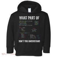 What Part Of Dont You Understand Computer Science Lovers Toddler Hoodie thumb 0