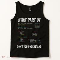 What Part Of Dont You Understand Computer Science Lovers Tank Top thumb 2