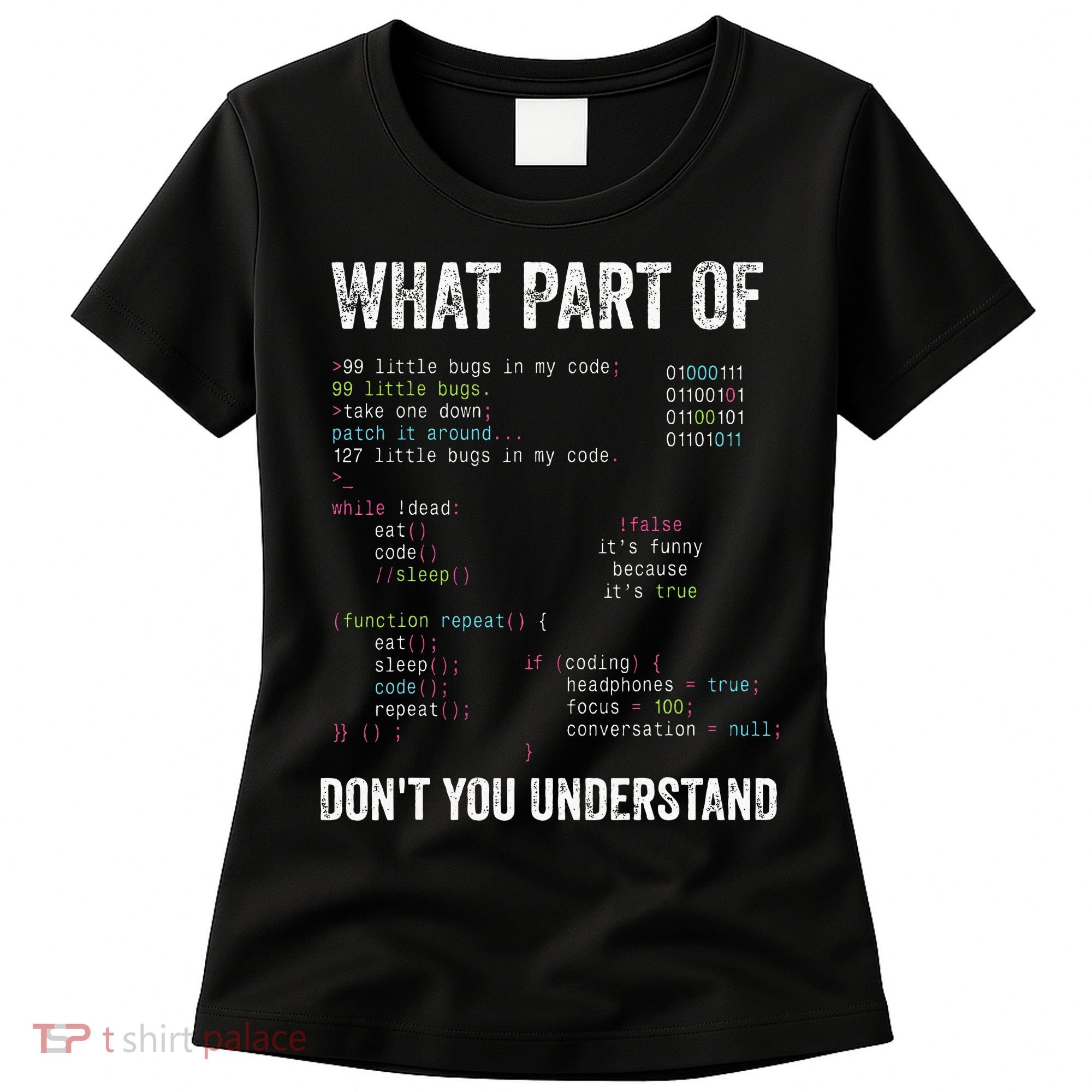 What Part Of Dont You Understand Computer Science Lovers Women's T-Shirt