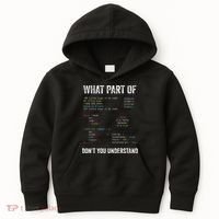 What Part Of Dont You Understand Computer Science Lovers Kids Hoodie thumb 0
